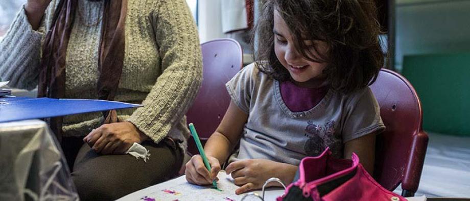 Opvangcentrum van Fedasil schooldag Fedasil