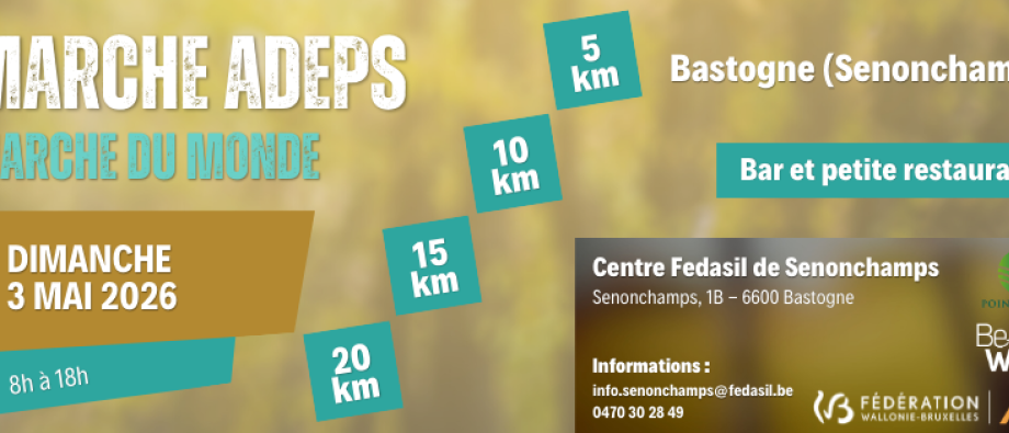 Marche ADEPS Fedasil Senonchamps 03/05/2026