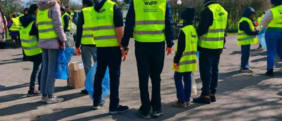Le grand nettoyage national " Be wapp" commence dans quelques minutes. Nos résidents ne tiennent déjà plus en place. Ils ont hâte!