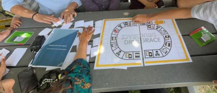 Educatief spel Drugrace