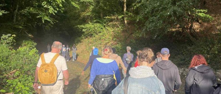 Wandeling met bewoners en buren