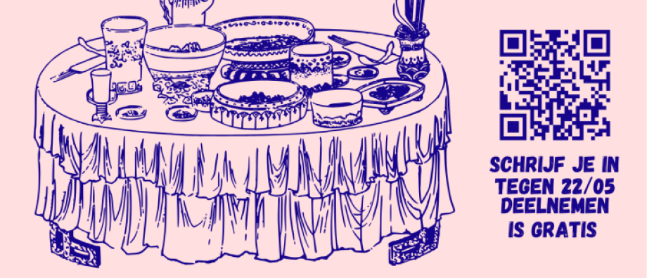 Affiche tafelen met de buren