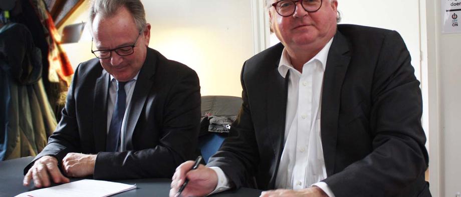 Carl Michiels (Enabel) & Jean-Pierre Luxen (Fedasil) Fedasil Enabel