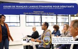 Cours de français à Fedasil Pondrome