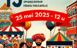Banner 15 jaar Poelkapelle Banner 15 jaar Poelkapelle