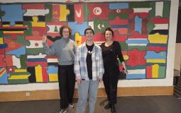 Van links naar rechts: Hanna, Sermiyan, Lise