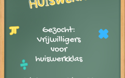 gezocht vrijwilligers voor huiswerkklas