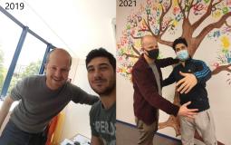 Akbar en Frederik in 20119 en opnieuw recent in 2021 Akbar en Frederik in 20119 en opnieuw recent in 2021